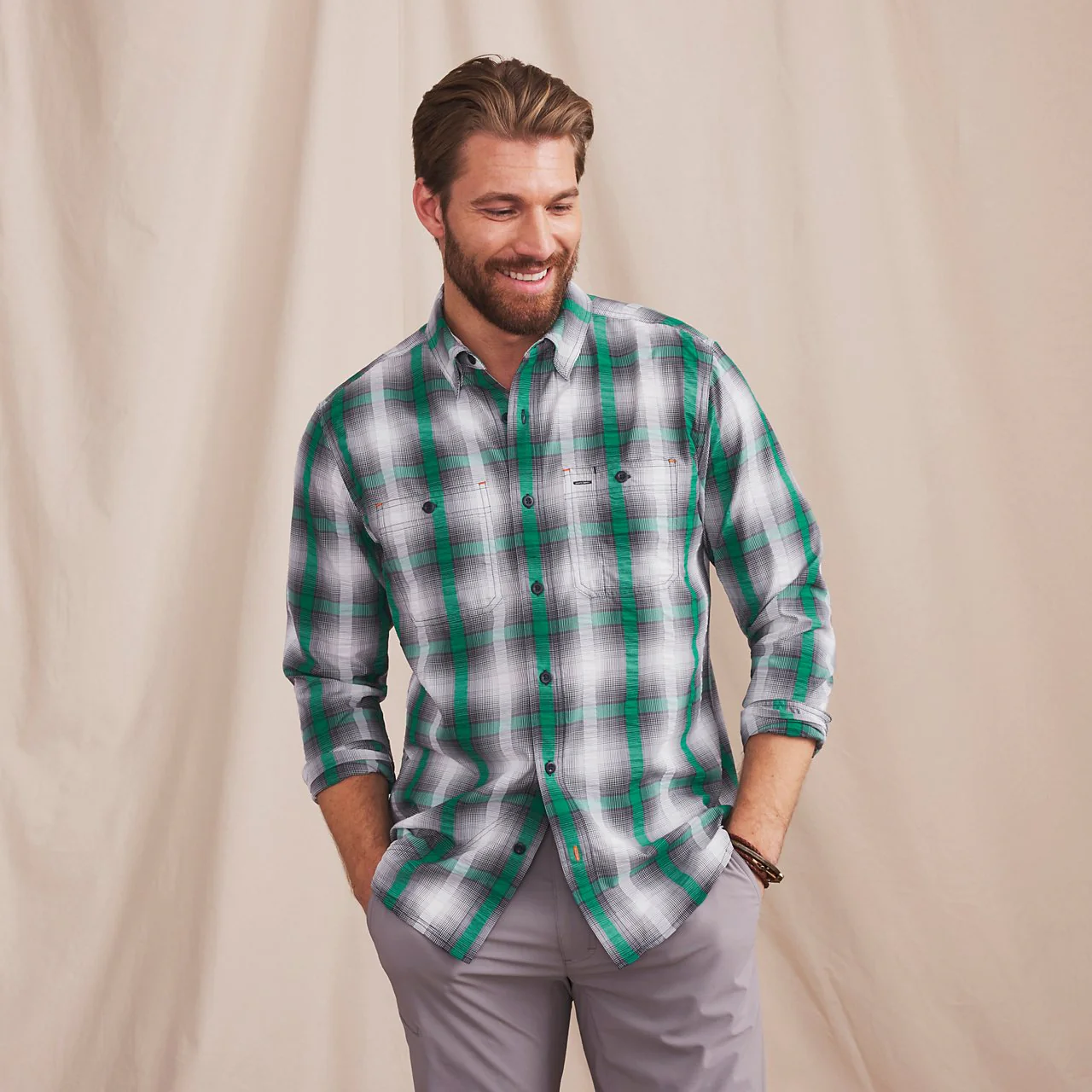 Men’s Angler Long-Sleeve Work Shirt