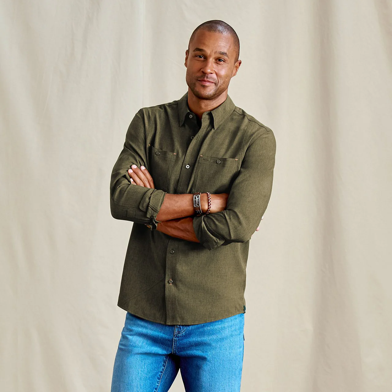 Tech Chambray Work Shirt - Image 17