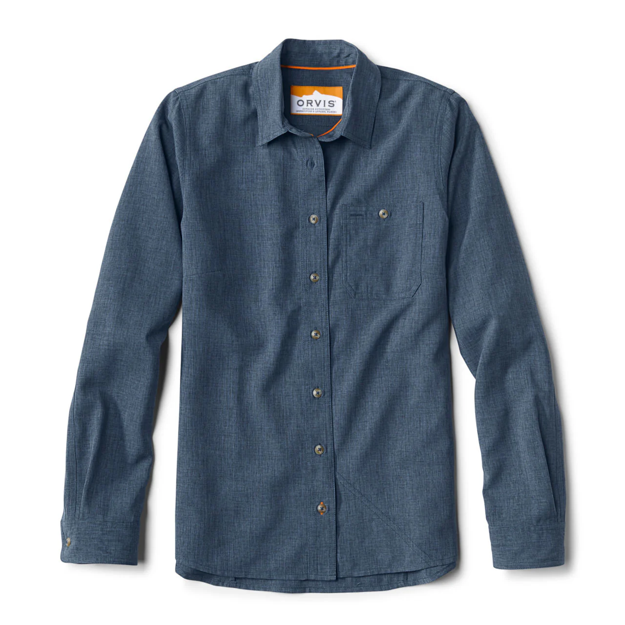 Women's Long-Sleeved Tech Chambray Work Shirt - Image 4